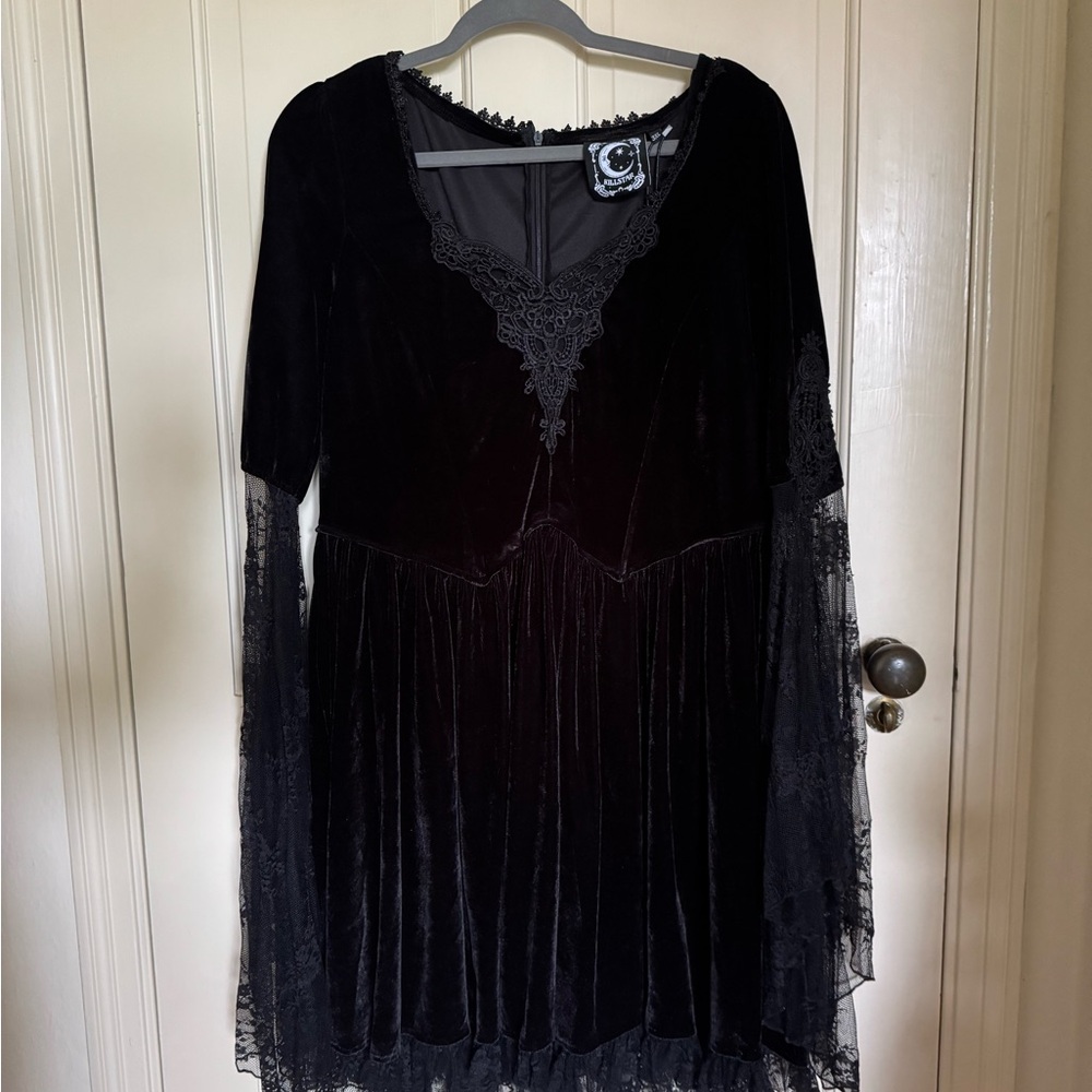 Killstar Marya Brocade Dress [PLUS]